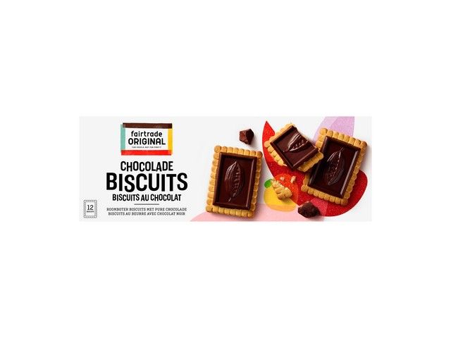 Fairtrade Original Choco biscuits puur, MH