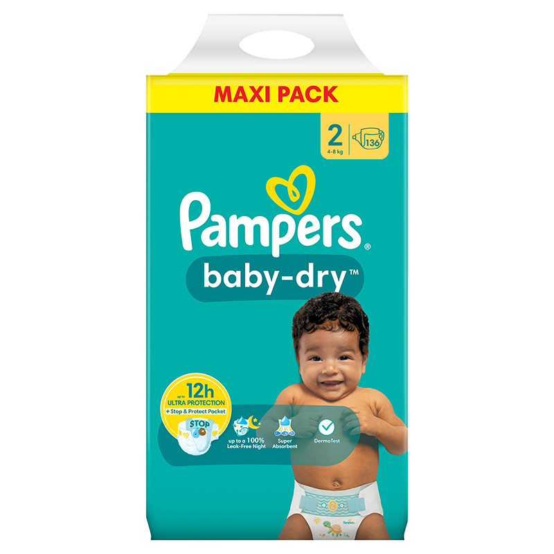 Pampers Baby-Dry (2) 4-8 kg