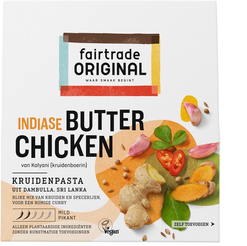 Fairtrade Original Butter Chicken Kruidenpasta, MH