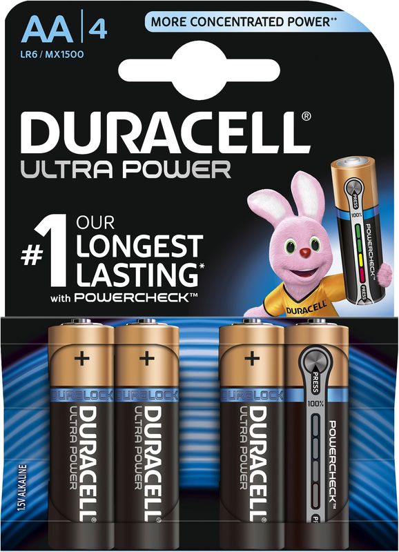 Duracell Ultra Power AA incl. stibat