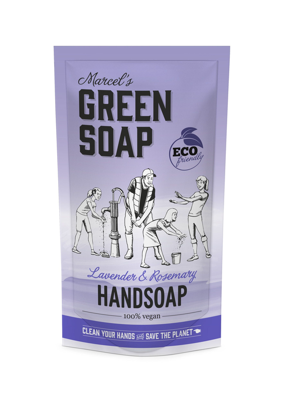 Marcel's Green Soap Navulling Handzeep Lavendel & Rosemarijn, Bio