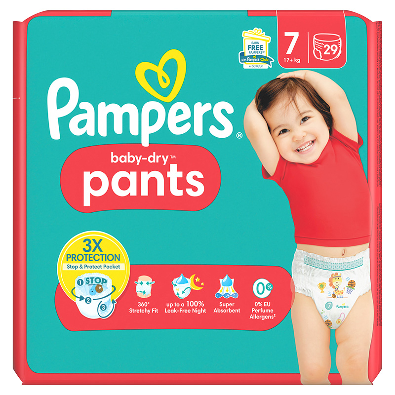 Pampers Baby-Dry Pants (7) 17+ kg