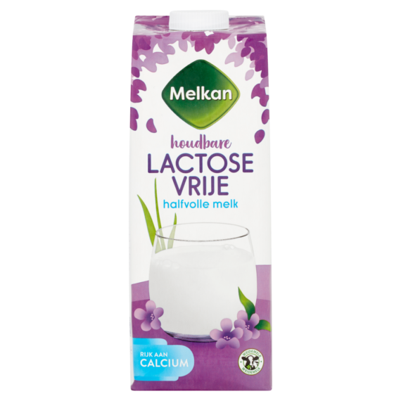 ACTIE: Melkan Houdbare Lactosevrije Halfvolle Melk voor € 1, 29 ex. btw