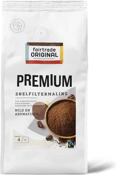 Fairtrade Original Koffie Premium (Zilver) snelfilter, MH