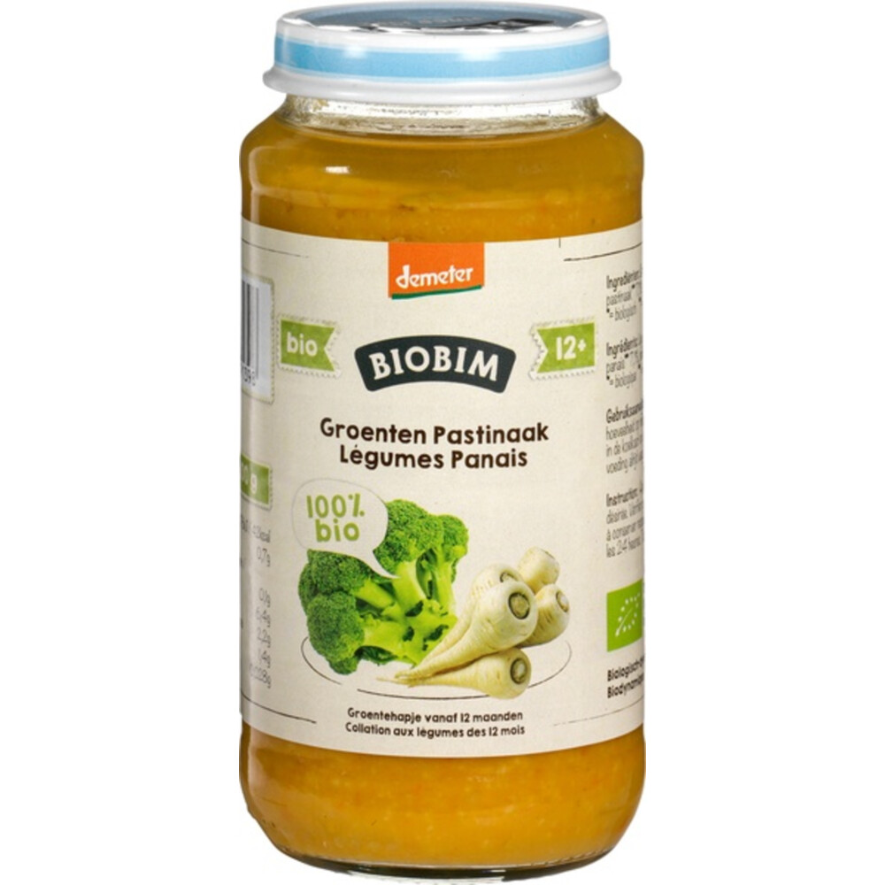 Biobim Groente-pastinaak 10+ mnd, Bio