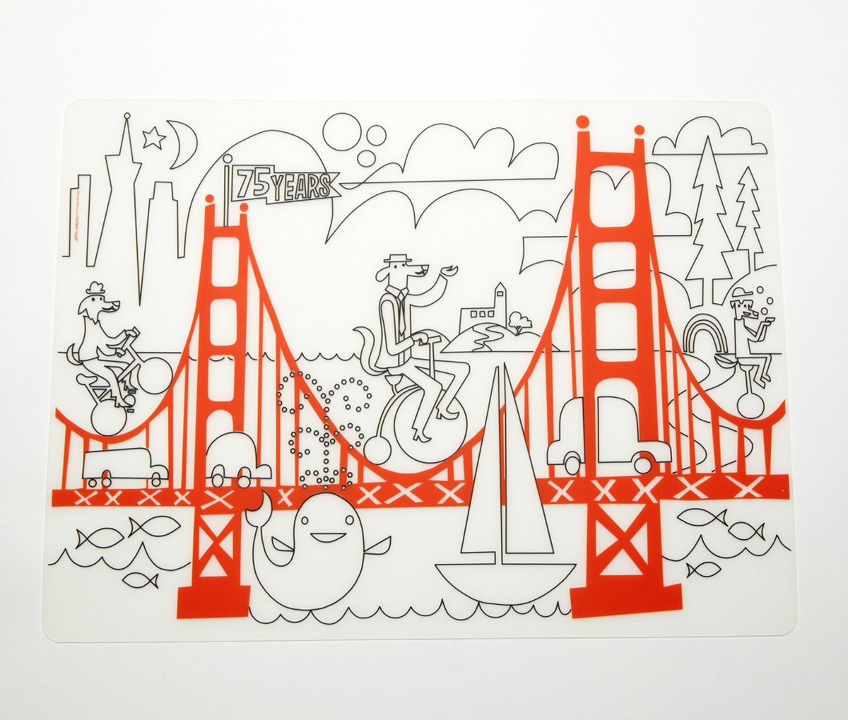 Modern Twist Mark Matz Placemat San Francisco