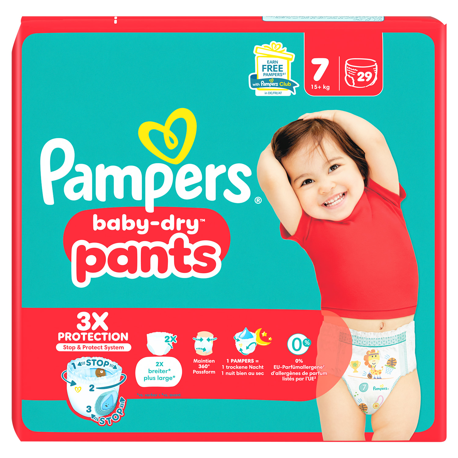 Pampers Baby-Dry Pants (7) 17+ Kg