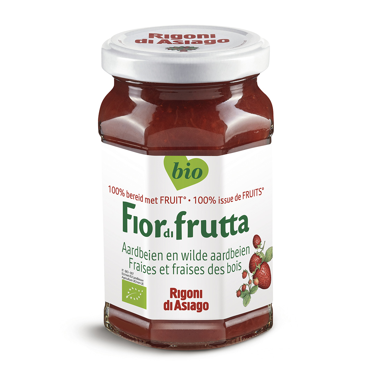 Fiordifrutta Aardbeien Fruitbeleg, Bio