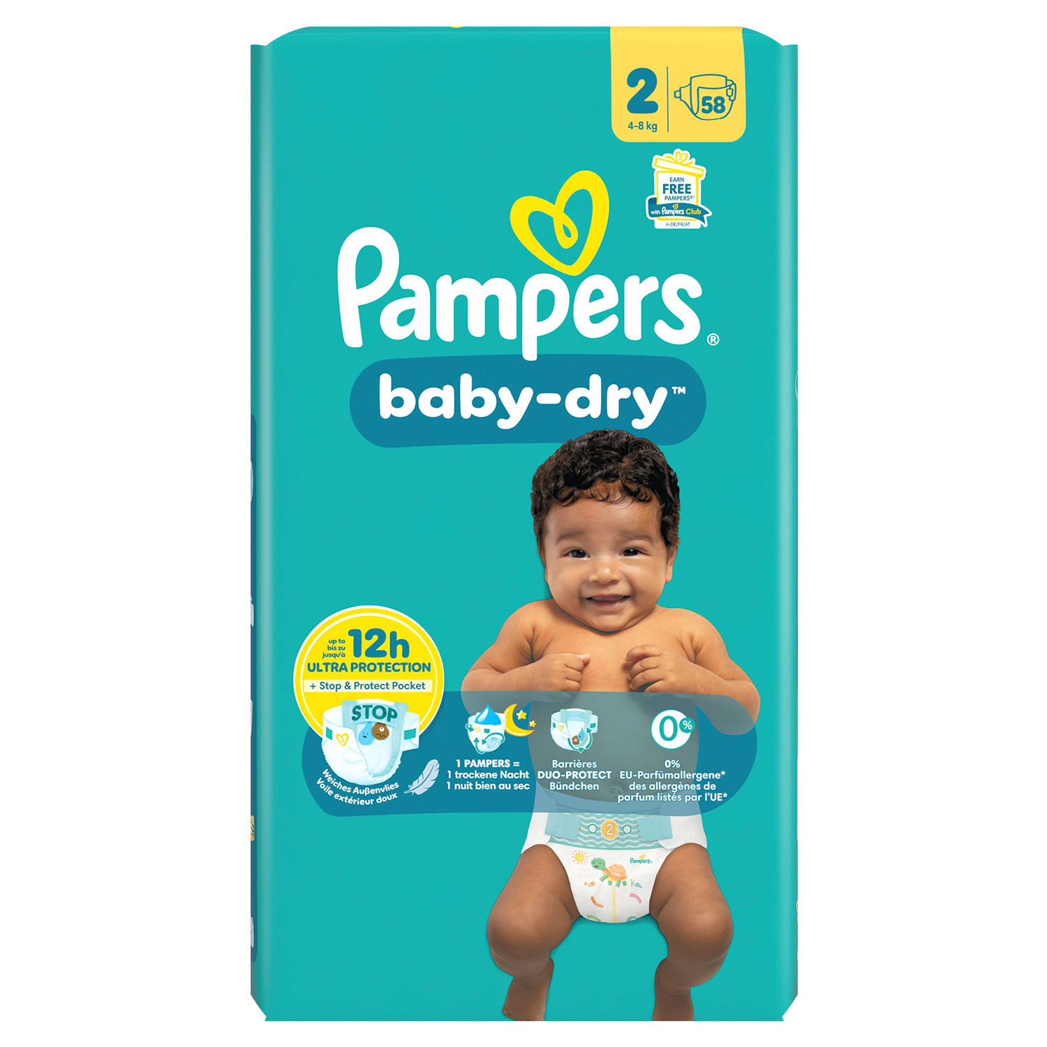 Pampers Baby-Dry (2) 4-8 Kg