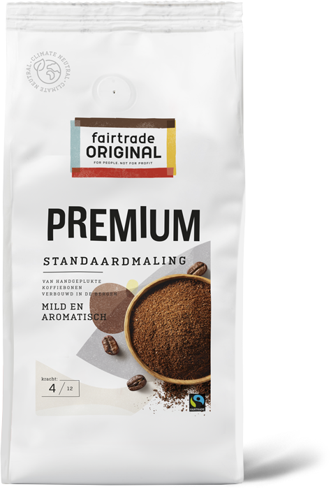 Fairtrade Original Koffie Premium (Zilver) standaard, MH