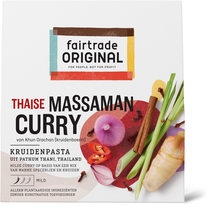 Fairtrade Original Kruidenpasta Massaman Curry, MH