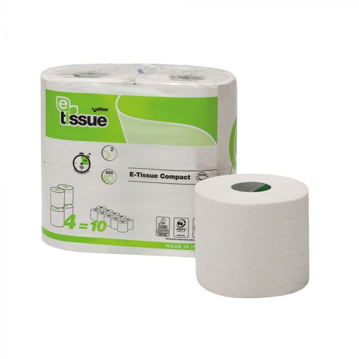 E-Tissue Toiletpapier 2-laags 300vel