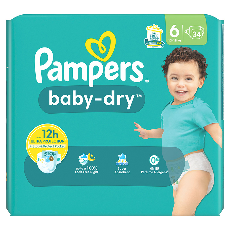 Pampers Baby-Dry (6) 13-18 kg