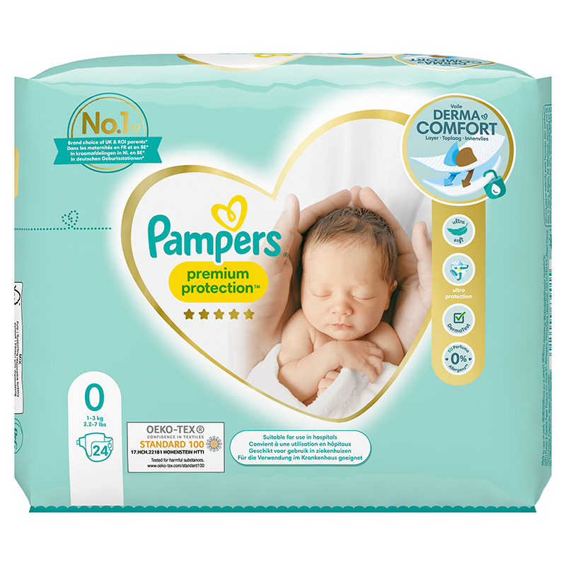 Pampers Premium Protection (0) <3 kg