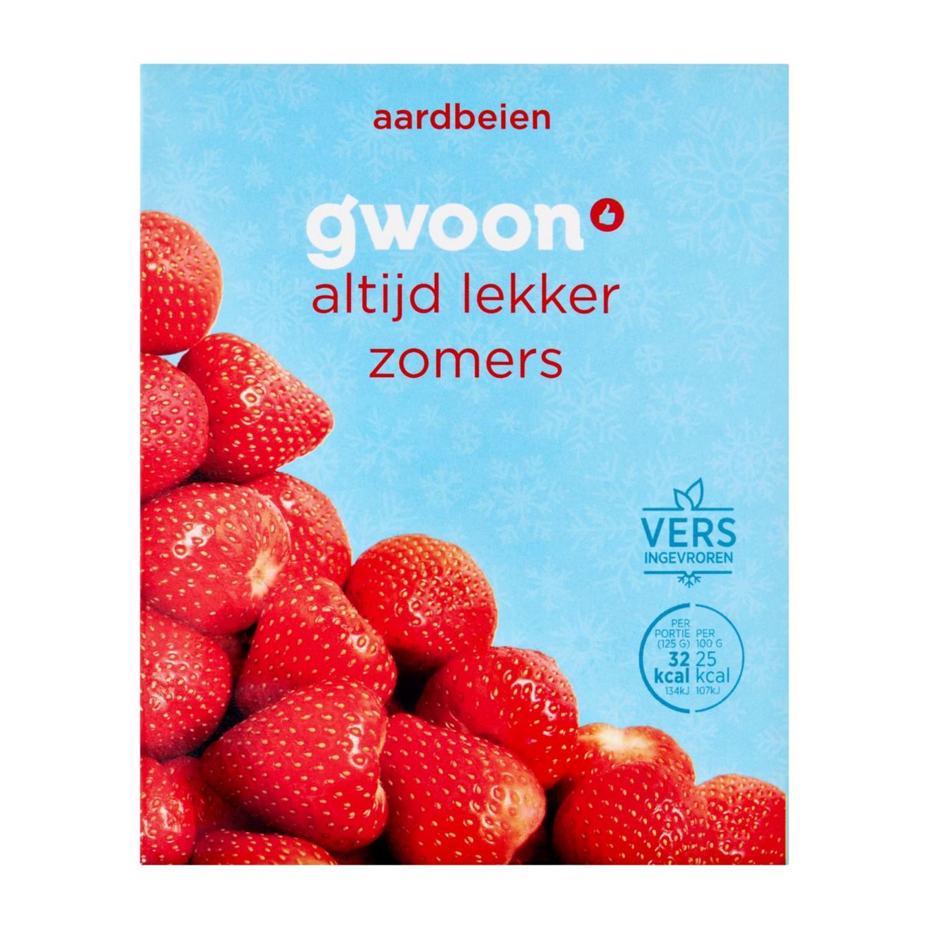 ACTIE: G'woon Aardbeien voor € 1,29 ex. btw