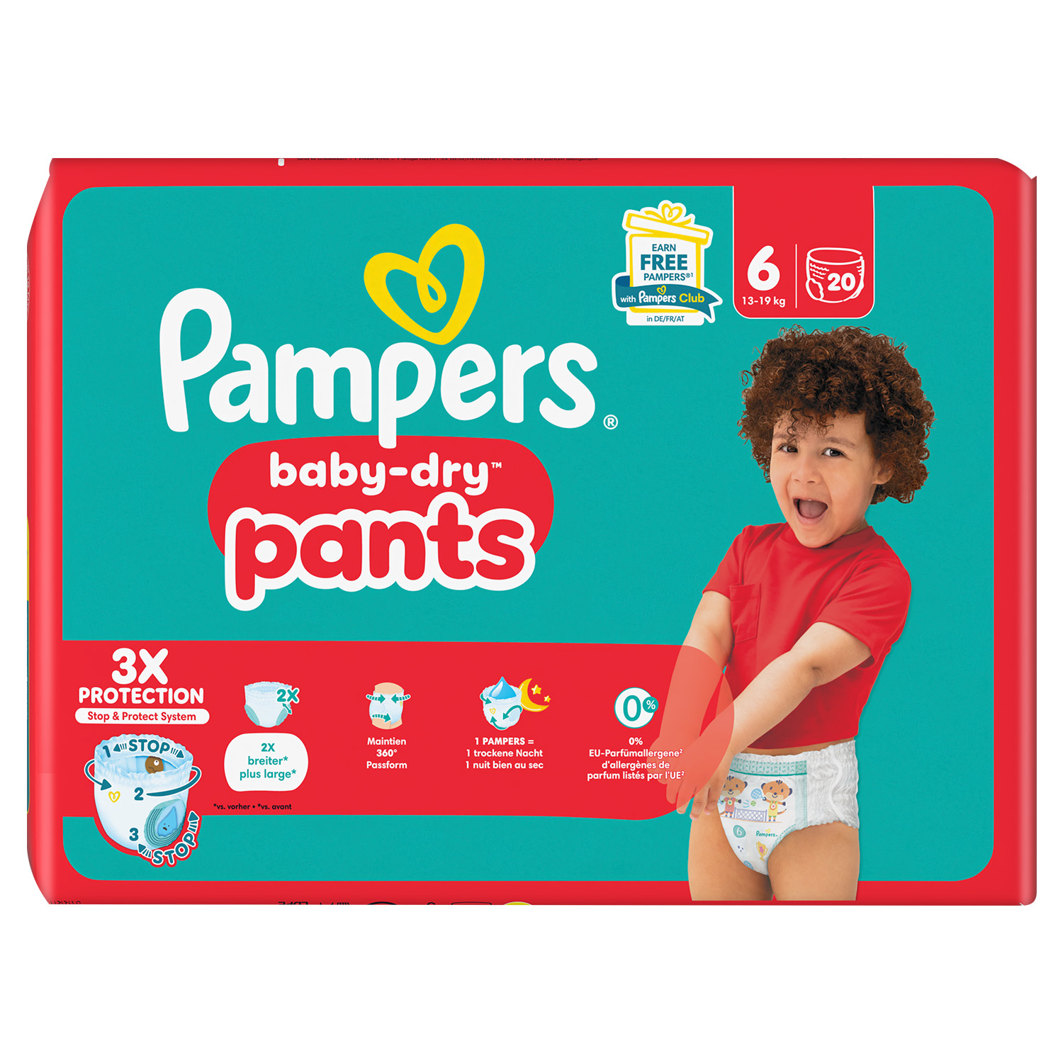 Pampers Baby-Dry Pants (6) 15+ Kg