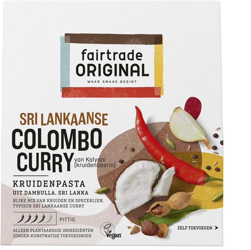 Fairtrade Original Colombo Curry Kruidenpasta, MH