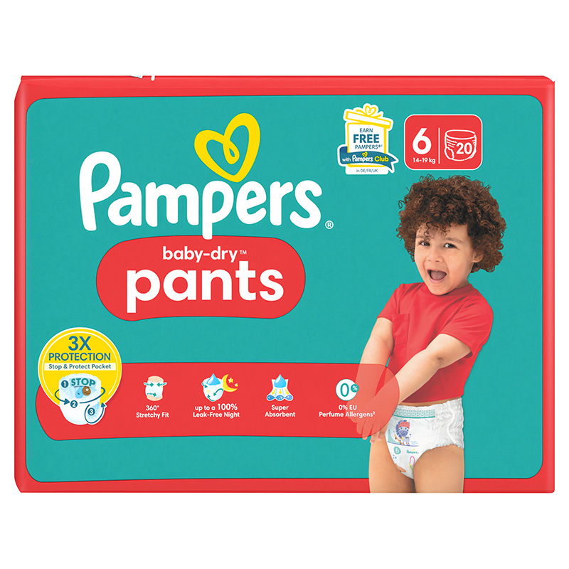 Pampers Baby-Dry Pants (6) 15+ kg