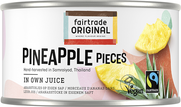 Fairtrade Original Ananasstukjes in sap