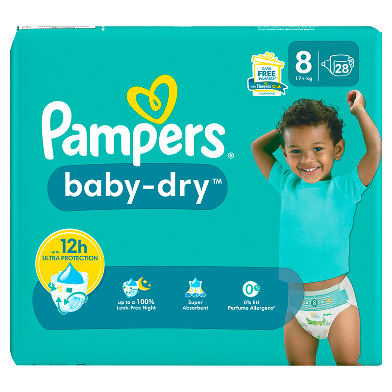 Pampers Baby-Dry (8) 17+ kg