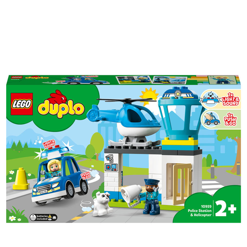 Lego Duplo Politiebureau en Helikopter