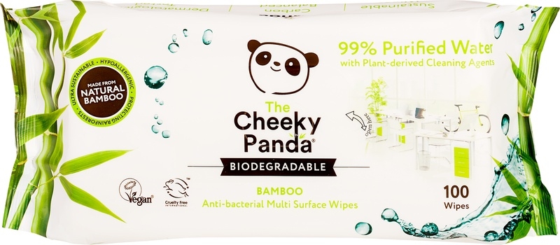 Cheeky Panda Anti-Bacteriële Bamboe Doekjes