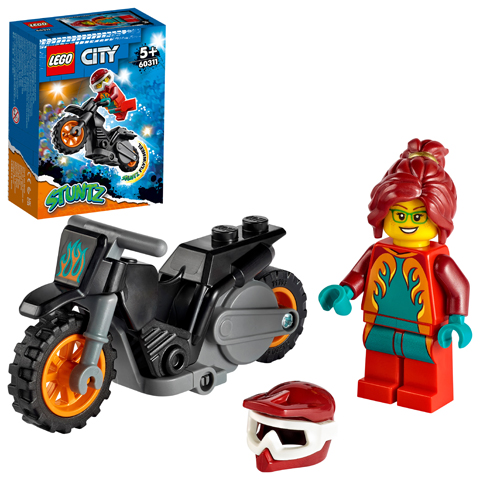Lego City Vuur Stuntmotor