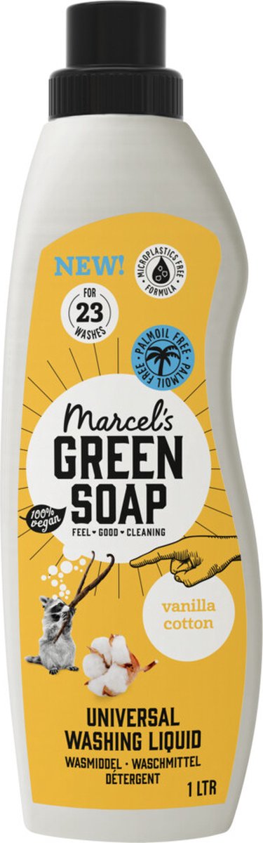 Marcel's Green Soap Wasmiddel Universeel Vanille & Katoen, Bio