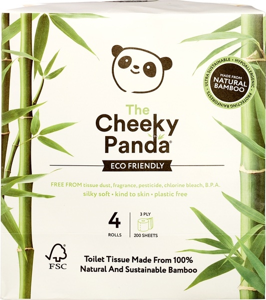 Cheeky Panda Bamboe Toiletpapier 3-laags