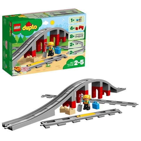 Lego Duplo Treinbrug en -rails