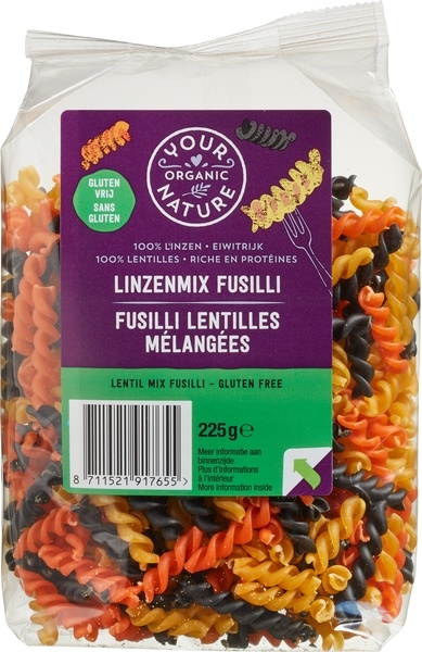 Your Organic Nature Linzen Mix Fusilli, Bio