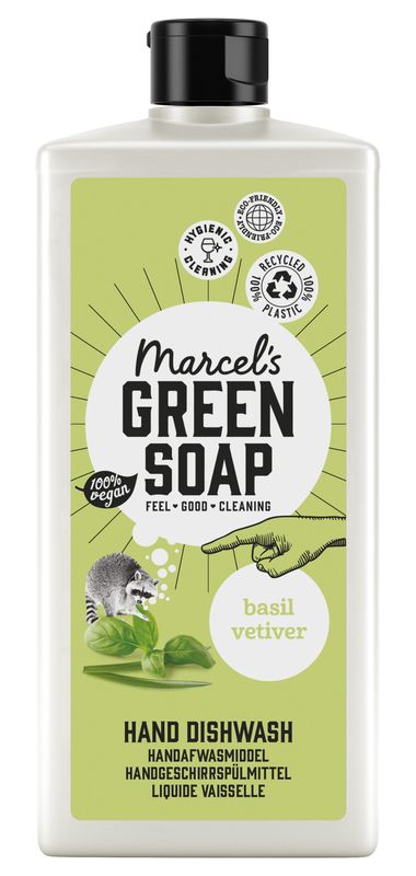 Marcel's Green Soap Afwasmiddel Basilicum & Vertivert Gras