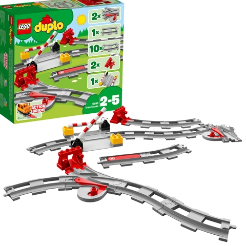 Lego Duplo Treinrails Overweg en Wissels