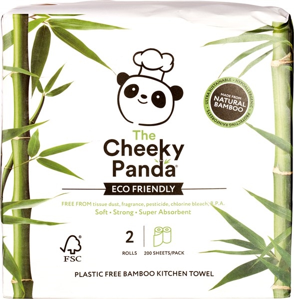 Cheeky Panda Bamboe Keukenpapier 2-laags