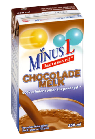 MinusL Chocolademelk lactose vrij