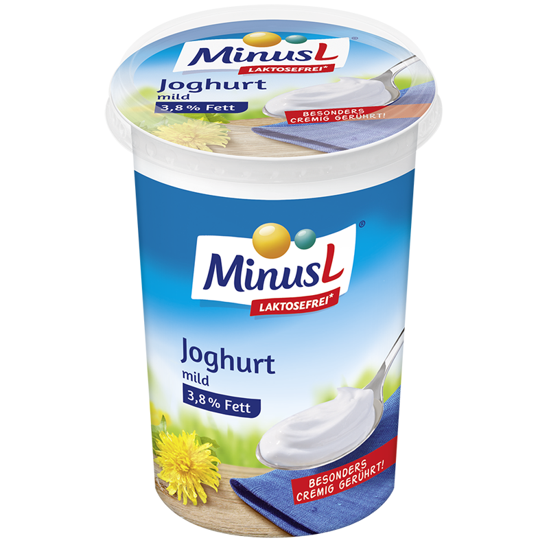 MinusL Halfvolle milde yoghurt lactose vrij