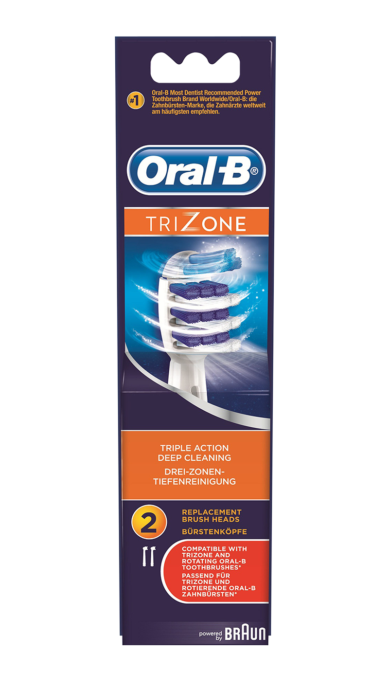 Oral-B TriZone Elektrische Tandenborstel Opzetborstels