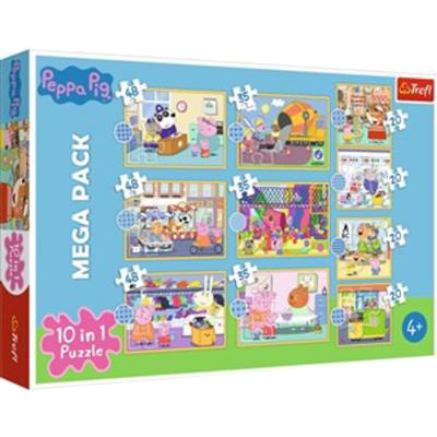 Puzzel Peppa Pig 10 in 1