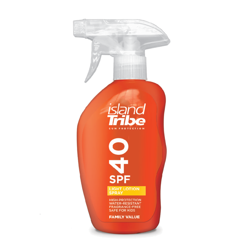 island Tribe sun lotion spray SPF 40