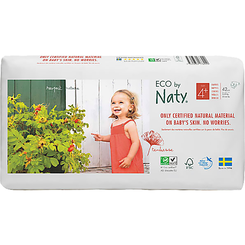 Naty Ecologische luiers 4+ Maxi