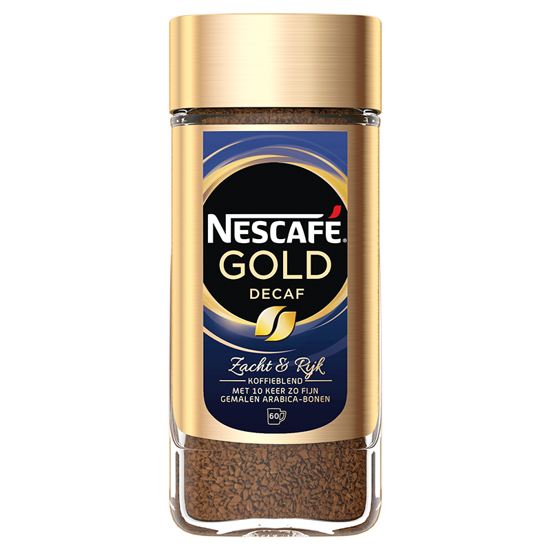 Nescafe Oploskoffie Goud cafeïne vrij