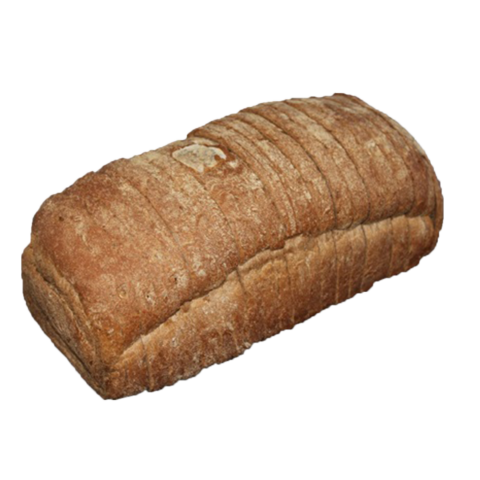 Bio vloer donkermeergranen brood gesneden