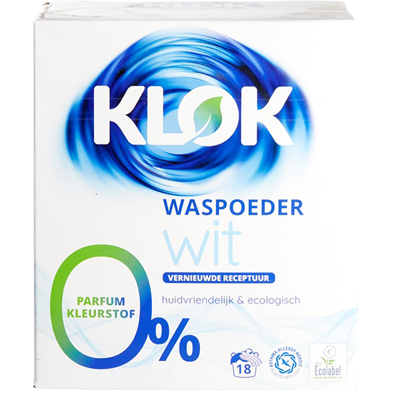 Klok Eco Waspoeder Wit, Bio
