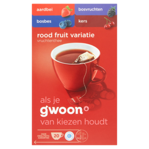 G'woon Thee Vruchtenmix Rood