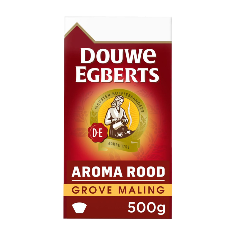 Douwe Egberts Snelfiterkoffie Aroma Rood Grove Maling