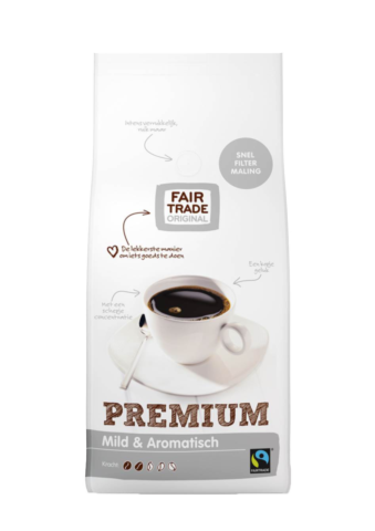 Fairtrade Original Koffie Premium (Zilver) snelfilter, MH