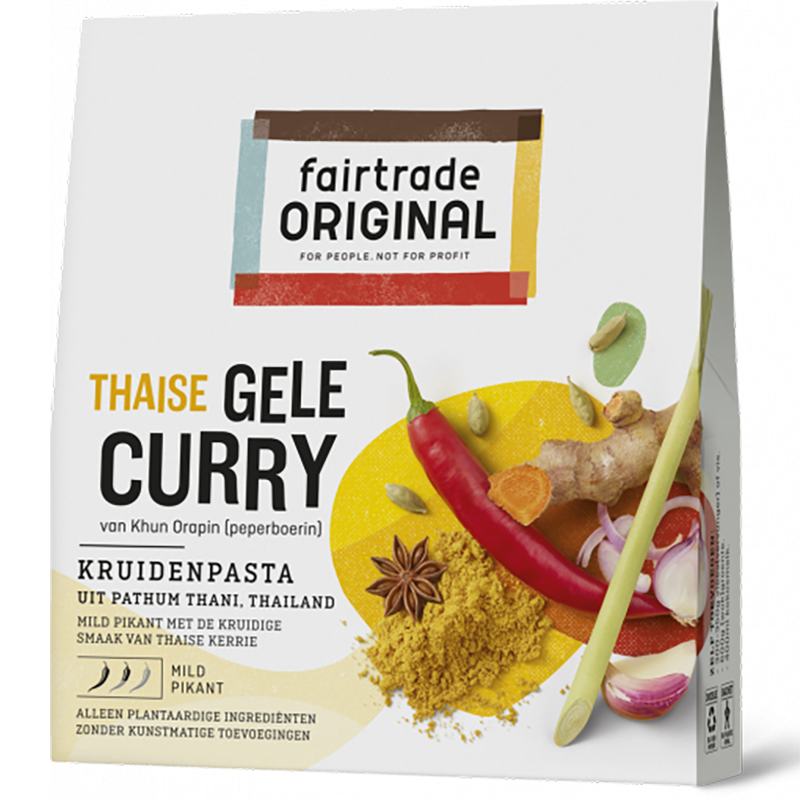 Fairtrade Original Gele Curry Kruidenpasta