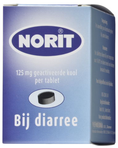 Norit tabletten 125mg