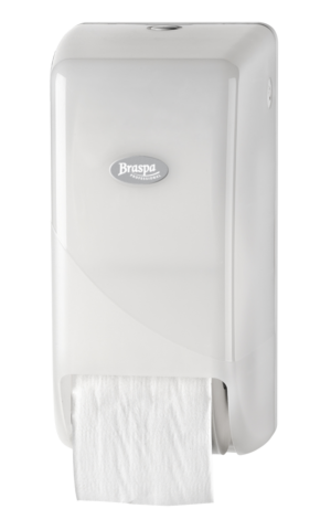 Braspa toiletpapier dispenser voor doprollen