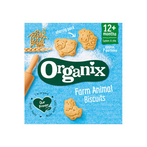 Organix Farm Animals Biscuits 12mnd, Bio